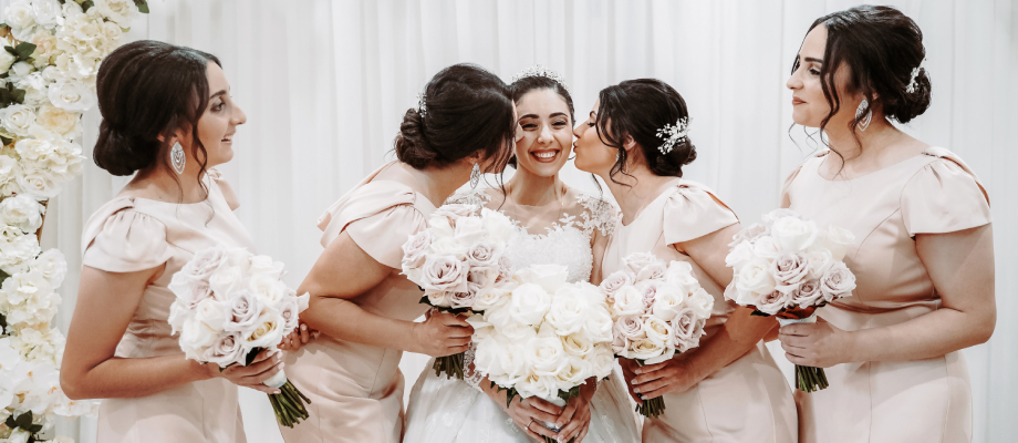 Elegant bridal hairstyle by Exquisite Bridal Hair Sydney